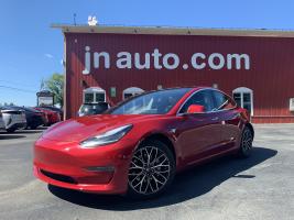 Tesla Model 3 LR (grande autonomie) AWD2018 Premium, 0-100km/h 4.8 sec , 1 Proprio, jamais accidenté!  FSD $ 70940